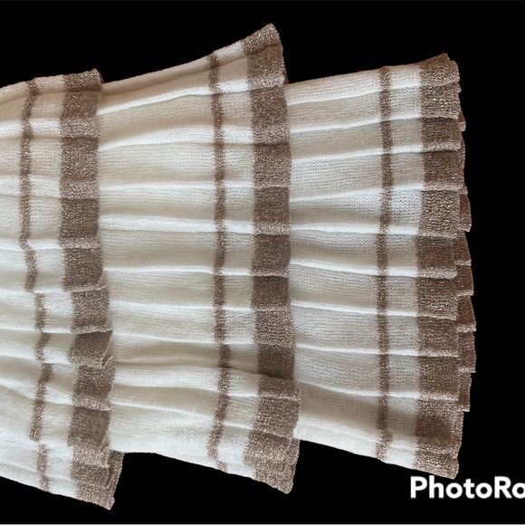 Club Monaco Janou Sweater Size L Off the Shoulder with Straps Lined White - Picture 2 of 5